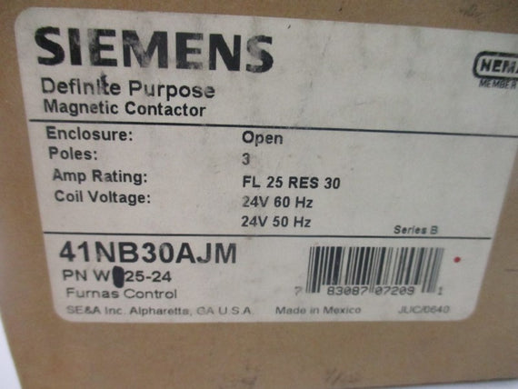 SIEMENS 41NB30AJM SER. B 24V 30A NSMP