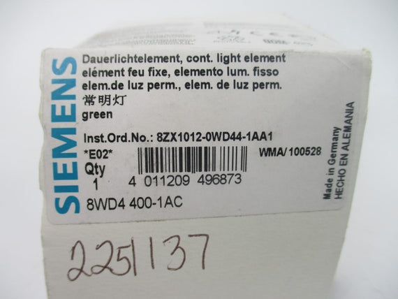 SIEMENS 8WD4400-1AC 230VAC/DC NSMP