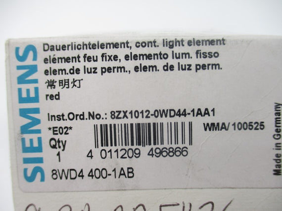 SIEMENS 8WD4400-1AB 230VAC/DC NSMP