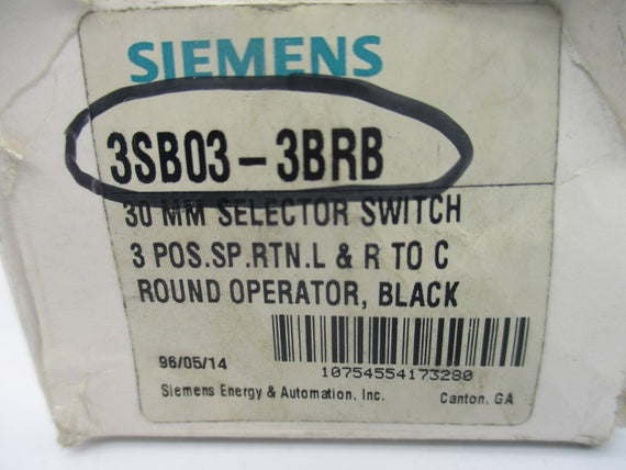 SIEMENS 3SB03-3BRB NSMP