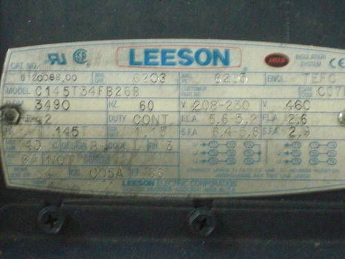 LEESON G120088.00 C145T34FB26B *USED*