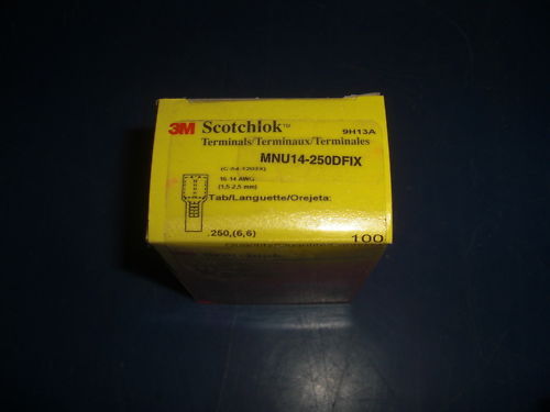 LOT OF 100 SCOTCHLOK MNU14-250DFIX *NEW IN BOX*