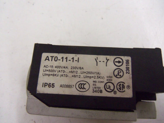 KLOCKNER MOELLER AT0-11-1-I LIMIT SWITCH (AS PICTURED) *USED*