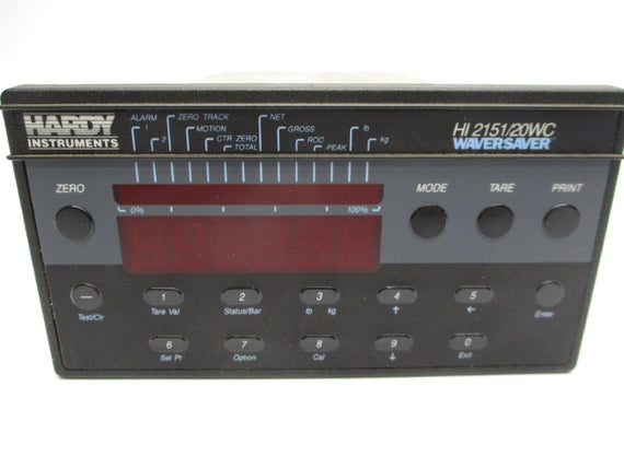 HARDY INSTRUMENTS HI2151/20WCB8 120VAC .17A NSNP