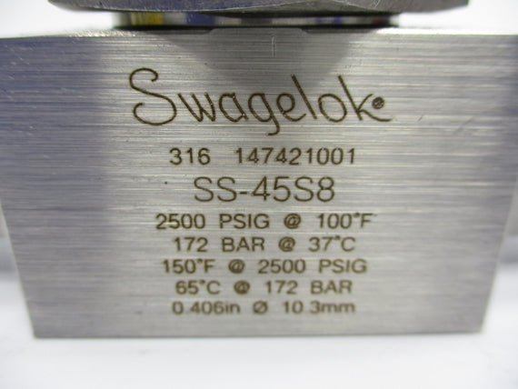 SWAGELOK SS-45S8 2500PSI 1/2" NSNP