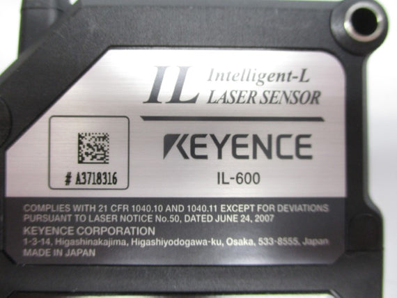 KEYENCE IL-600 NSMP