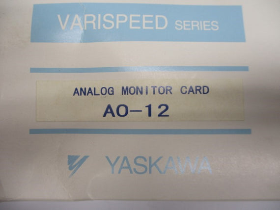 YASKAWA AO-12 REV. A NSMP