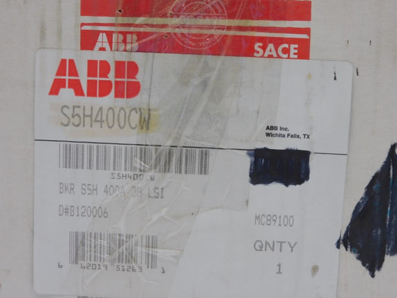 ABB S5H400CW 600VAC 400A NSMP