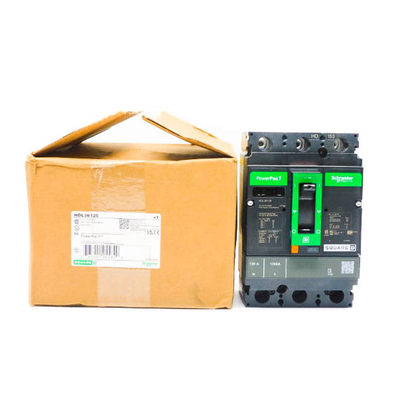 SQUARE D HDL36125 600V 125A (GREEN) NSMP