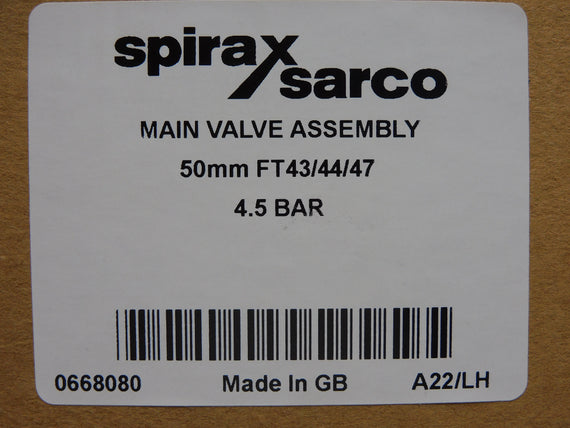 SPIRAX SARCO 0668080 FT43/44/47 50mm NSMP