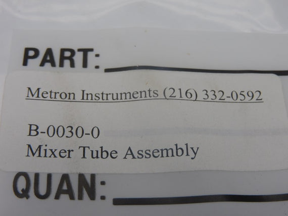 METRON INSTRUMENTS B-0030-0 NSMP