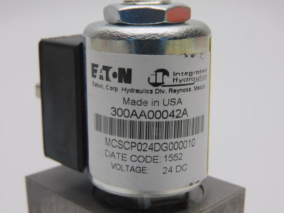 EATON VICKERS SV158CS6T24DGP REV. A 24VDC NSNP