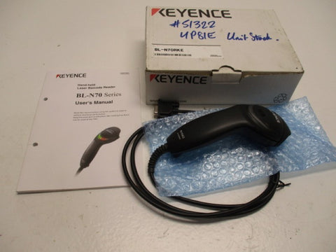 KEYENCE BL-N70RKE BARCODE LASER READER 5V 3-40 DIGIT SCAN RANGE * NEW IN BOX *