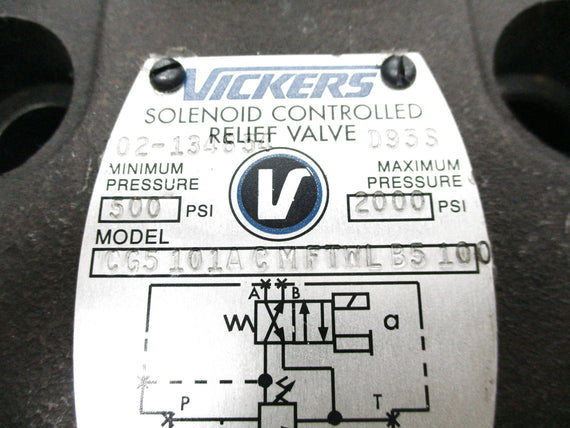 VICKERS 02-134854 CG5101ACMFTWLB5100 2000PSI UNMP