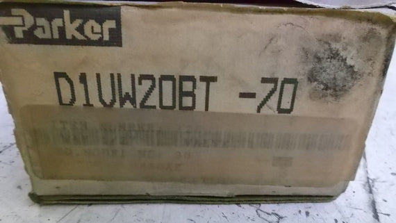 PARKER D1VW20BT-70 VALVE *NEW IN BOX*