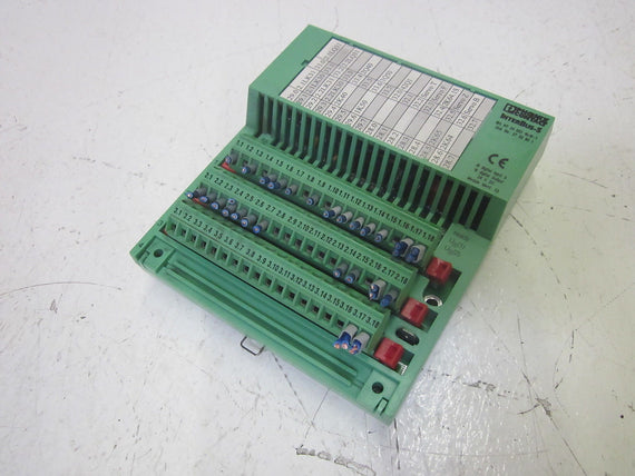 PHOENIX CONTACT INTERBUS-S IBS RT 24 DIO 16/16T I/O MODULE *USED*