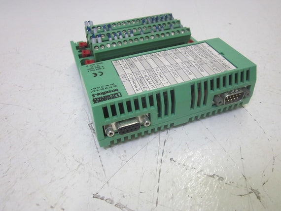 PHOENIX CONTACT INTERBUS-S IBS RT 24 DIO 16/16T I/O MODULE *USED*