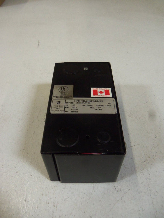 REX 1PH TRANSFORMER CE100AV / 50 *USED*