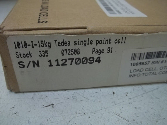 VISHAY 1010-I-15KG TEDEA SINGLE POINT CELL *NEW IN BOX*