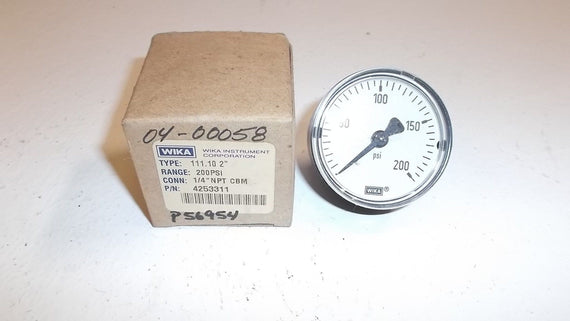 WIKA GAUGE 4253311 *NEW IN BOX*