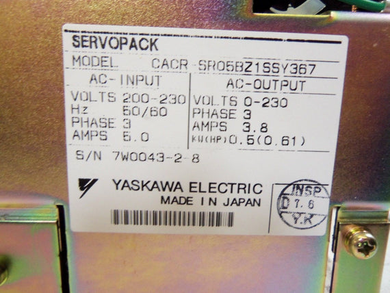 YASKAWA CACR-SR05BZ1SSY367 *NEW IN BOX*