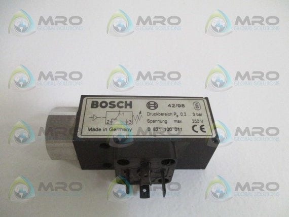 BOSCH 0821100011 PRESSURE SWITCH *NEW NO BOX*