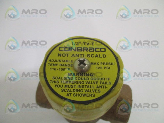 CONBRACO TV-T 35-205-01 HOT WATER PRESSURE REDUCING VALVE 1/2" *NEW IN BOX*