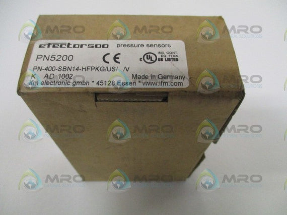 IFM EFECTOR PN5200 PRESSURE MONITOR *NEW IN BOX*