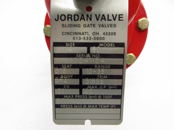 JORDAN VALVE 60 300PSI 1/4" NSNP