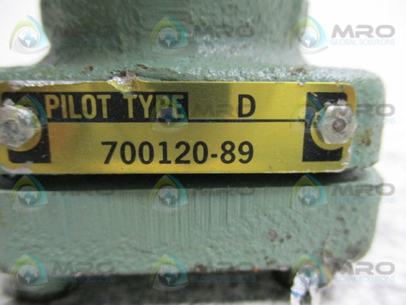 SPENCE TYPE D 700120-89 PILOT VALVE * NEW NO BOX *