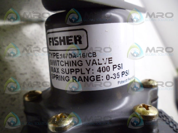 FISHER 167DA-16/CB CONTROL VALVE * NEW NO BOX *