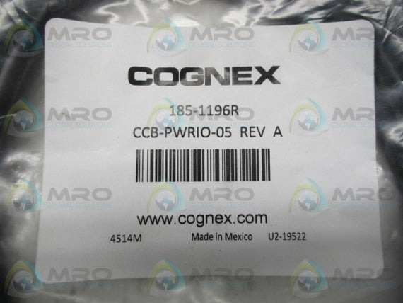 COGNEX CCB-PWRIO-05 185-1196R CABLE * NEW IN FACTORY BAG *