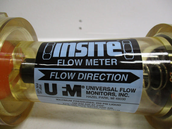 UFM IS-50GPM-12-F-F INSITE FLOW METER 1241 * NEW NO BOX *