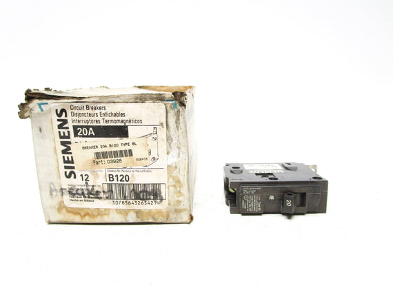 SIEMENS B120 120/240V 20A (PKG OF 12) NSMP