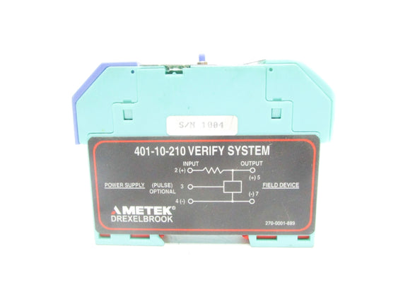 AMETEK 401-10-210 401-0010-210 UNMP