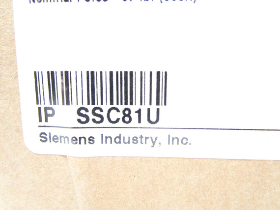 SIEMENS SSC81U NSFS