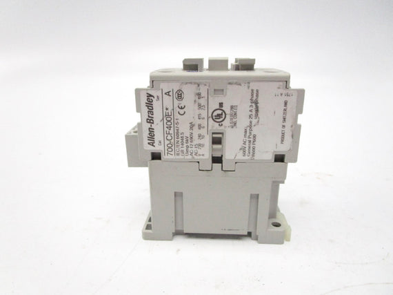 ALLEN BRADLEY 700-CF400EJ SER. A 24VDC 20A (AS PICTURED) NSNP