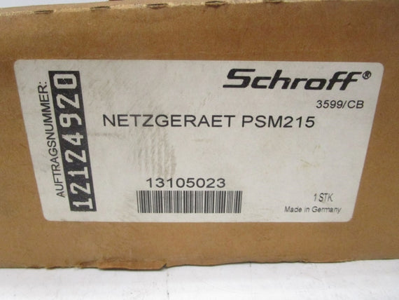 SCHROFF 13105023 PSM215 230V 0.45A NSMP