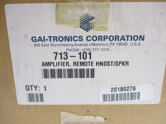 GAI TRONICS 713-101 NSMP