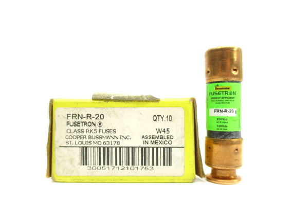 BUSSMANN FRN-R-20 250VAC 20A (PKG OF 10) NSMP