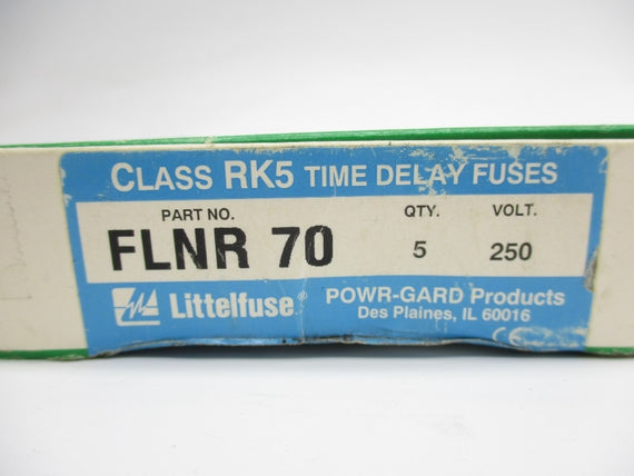 LITTELFUSE FLNR70 250VAC 70A (PKG OF 5) NSMP