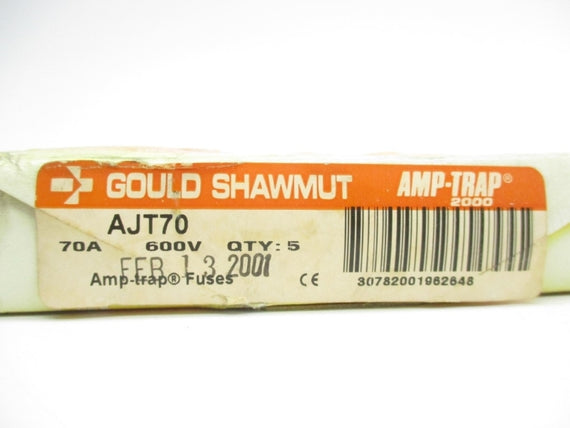 GOULD SHAWMUT AJT70 600VAC 70A (PKG OF 5) NSMP