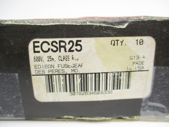 EDISON ECSR25 600VAC 25A (PKG OF 10) NSMP