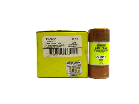 BUSSMANN LPJ-50SP 600VAC 50A (PKG OF 10) NSMP