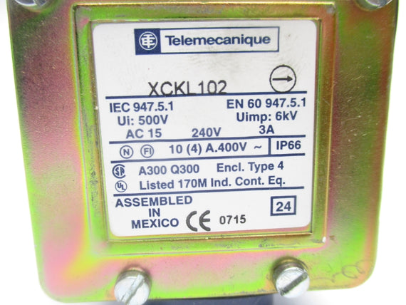 TELEMECANIQUE XCKL102 500V 3A NSNP