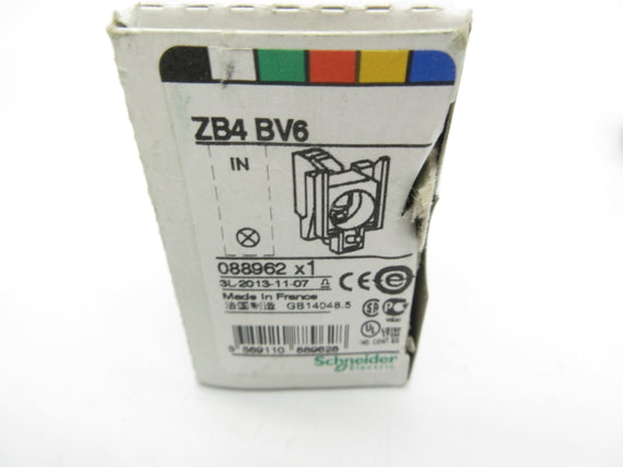 SCHNEIDER ELECTRIC ZB4BV6 250V NSMP