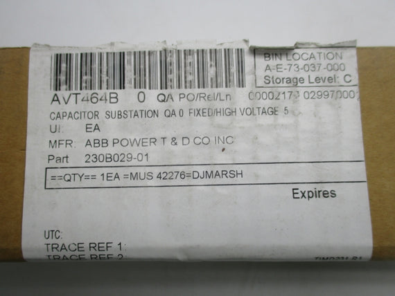 ABB POWER T&D 230B029-01 NSMP