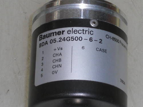 BAUMER ELETRIC BDA 05.24G500-6-2 ENCODER*NEW*