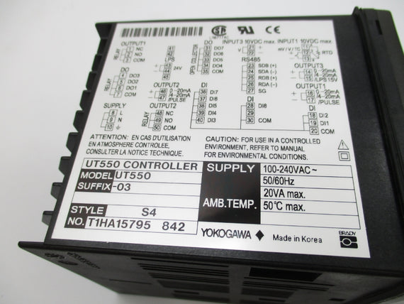 YOKOGAWA UT550-03 100-240VAC NSMP