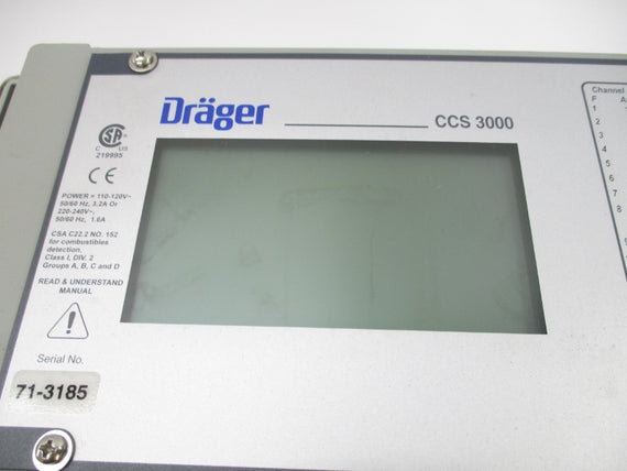 DRAGER CCS3000 220-240V 3.2A NSNP